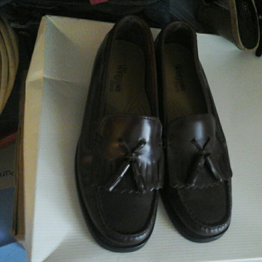 Leather loafers
